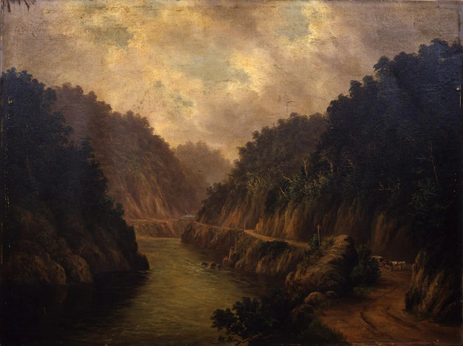 Baker, William George 1864-1929 :Manawatu Gorge [1889?]