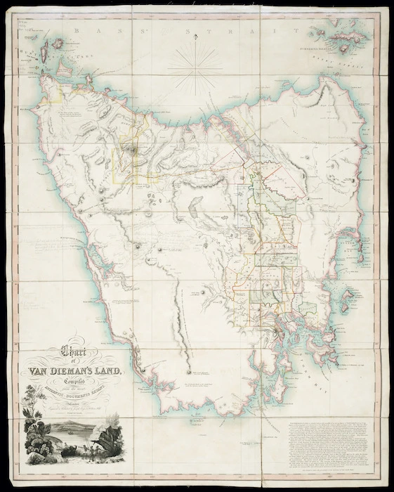 Chart of Van Dieman's Land : compiled from the most authentic documents extant.