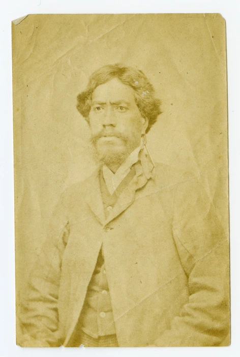 American Photo Company (Auckland) fl 1870s : [Unidentified Maori man]