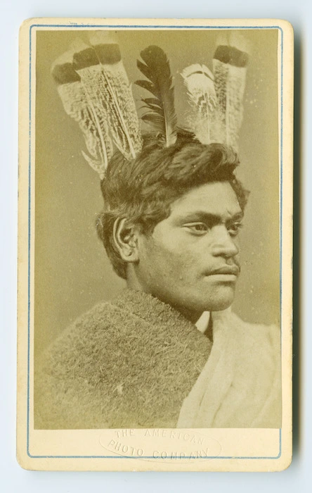 American Photo Company (Auckland) fl 1870s : [Unidentified Maori man]