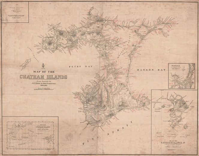 Map of the Chatham Islands [Place Names]