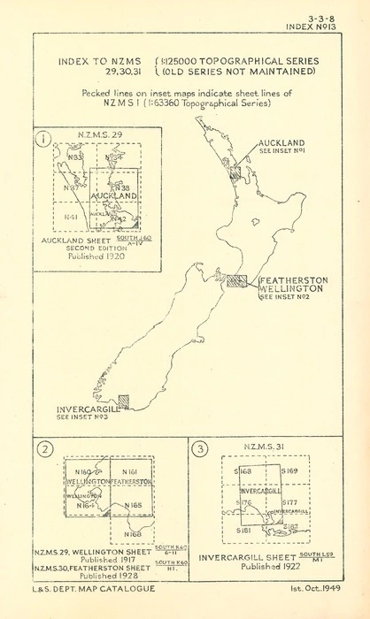 Index to NZMS 29,30,31 : 1:125000 topographical series (old series not maintained).