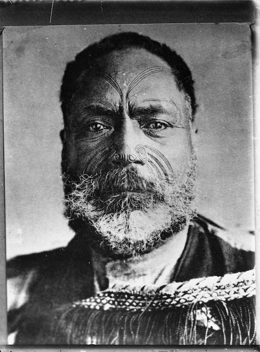 Hori Ngakapa te Whanaunga - Photograph taken by Charles Spencer