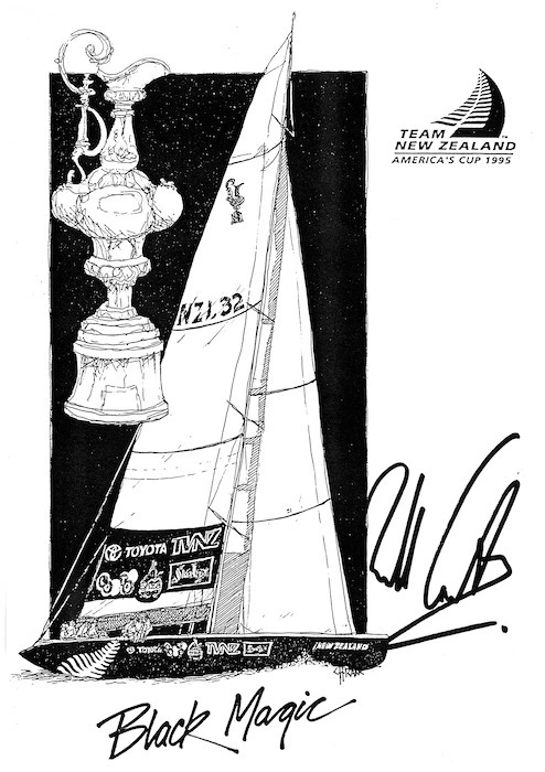 Winter, Mark (Chicane) :Black Magic, America's Cup. 1995.