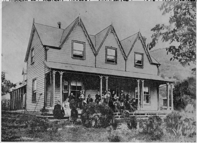 House known as Annadale, at Akaroa, Banks Peninsula, Canterbury