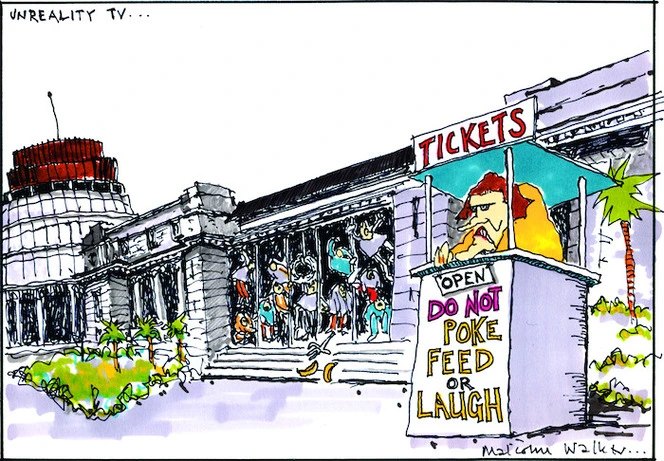 Unreality TV. Tickets. Open. Do not poke, feed or laugh. Sunday News, 29 June 2007