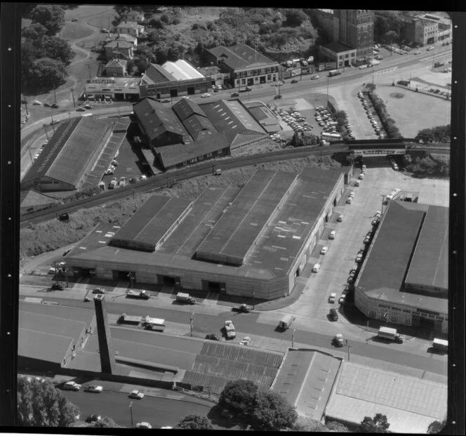 Factories, business premises, including Union Steam Ship Company of New Zealand Ltd, Auckland