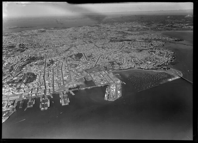 Auckland City and the Waitemata Harbour