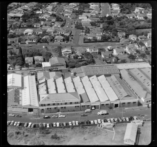 Auckland factories and business premises, including the Banks Box Company Ltd