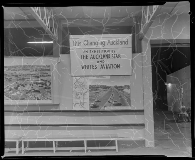 An exhibition by the Auckland Star and Whites Aviation at the Easter Show