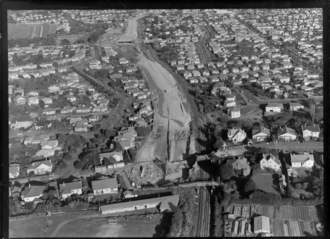 Southern motorway, Greenlane/Newmarket, Auckland