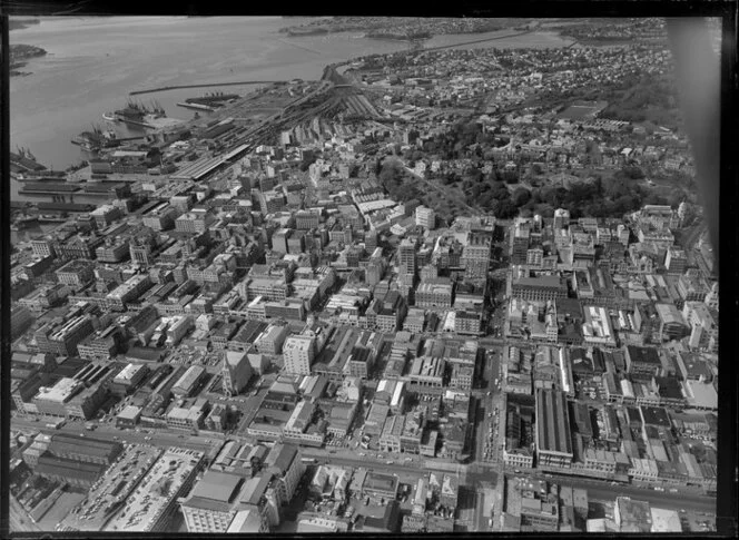 Auckland city, including Harbour