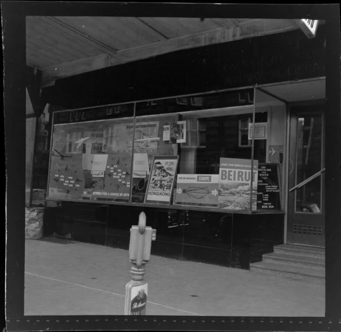 Government Tourist Overseas shop window, Auckland