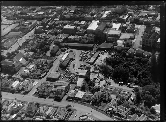 Symonds Street, Kyhber Pass, Auckland, including buildings of Winstone Ltd.