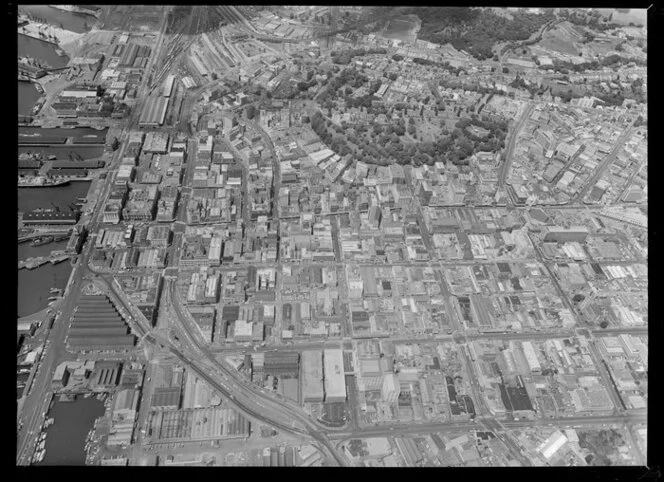 Auckland city, including Harbour