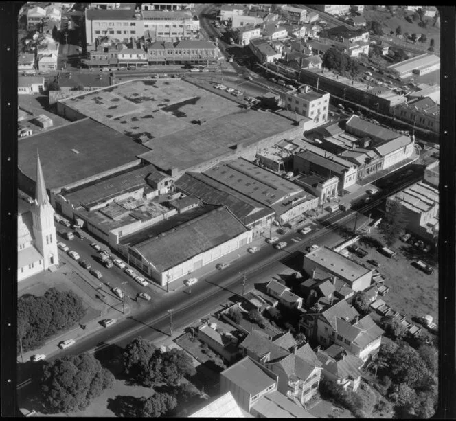 Factories and housing scenes in Auckland