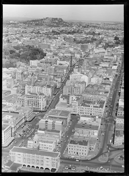 Auckland city, including Queen Street