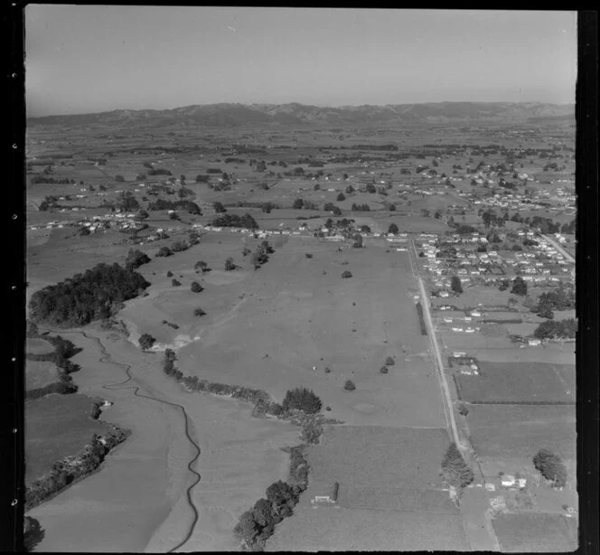 Waiuku, with estuary, south shore of Manukau Harbour