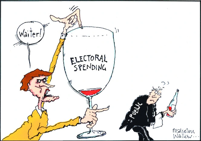 Electoral spending. "Waiter!" 16 November, 2007