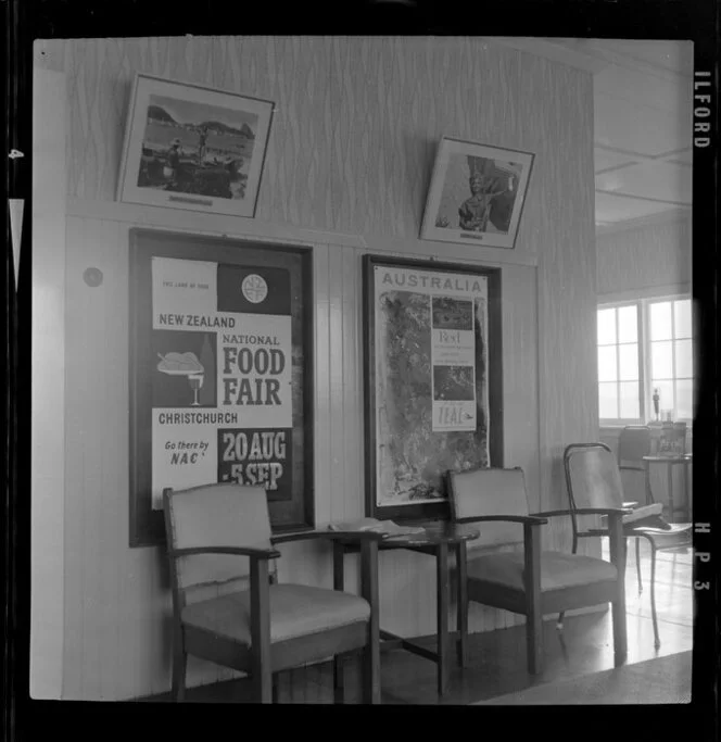 Interior of Onerahi airport terminal building, Whangarei