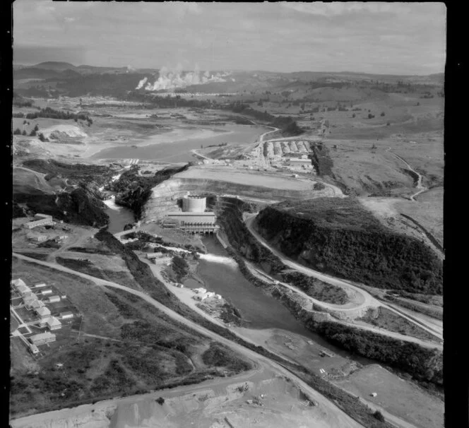 Aratiatia Hydro Station, Waikato River, Taupo District