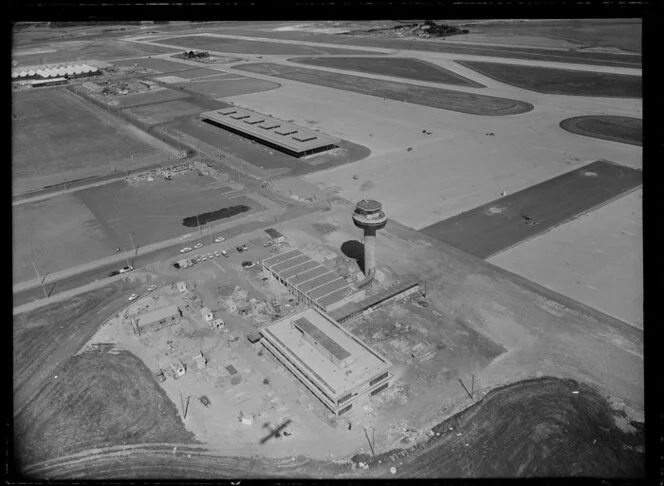 Auckland International Airport, Mangere, under construction