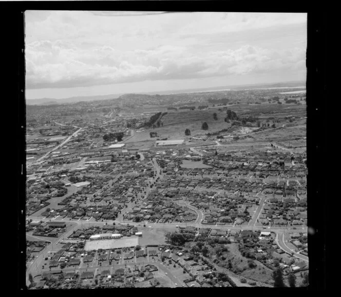 Panmure, Auckland, looking towards Mount Wellington Domain