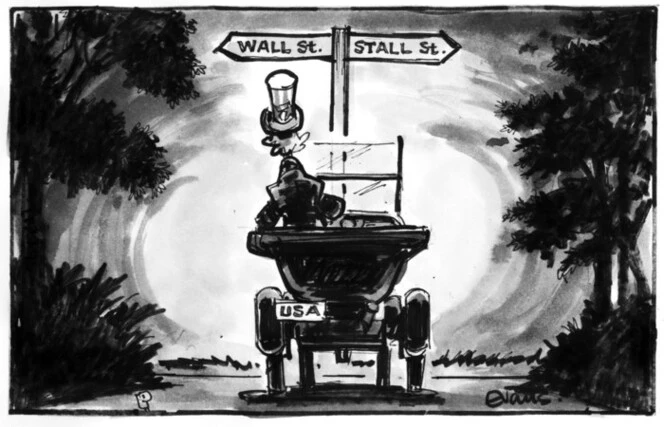 Evans, Malcolm Paul, 1945- :Wall St. Stall St. 26 July 2011