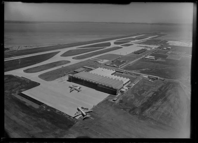 Site works for Auckland Airport at Mangere