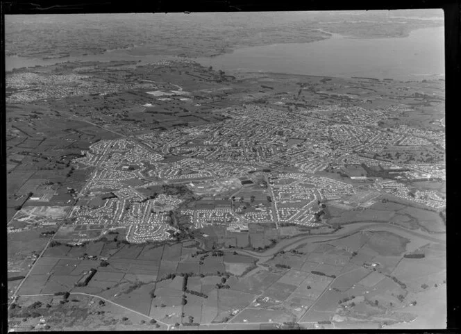 Southern Motorway and Bairds Road, Otara, Auckland for Ministry of Works Housing Division