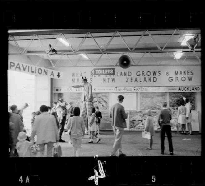 Whites Aviation murals Easter Show Pavilion