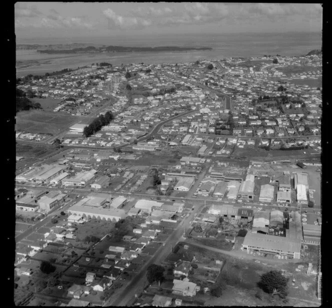 Mount Roskill, looking South to Manukau Harbour, Auckland