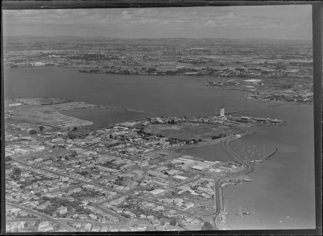 Onehunga, showing port facilities, Auckland