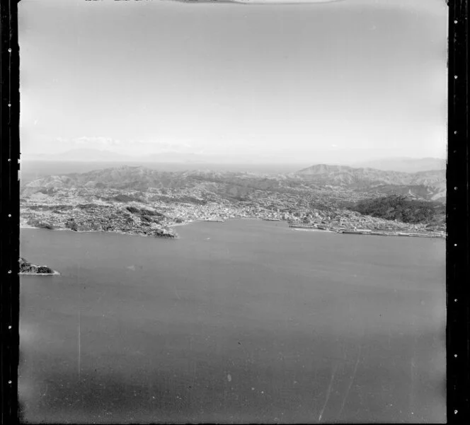 Wellington, including Lambton Harbour and city