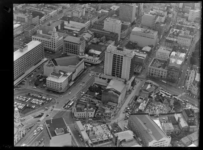 Development of the Town Hall area, Auckland