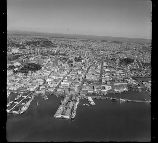 Auckland City wharves and viaduct marina