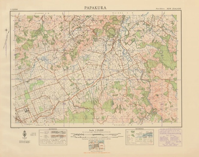 Papakura / [drawn by] P.R. Malthus; compiled from official surveys and aerial photographs.