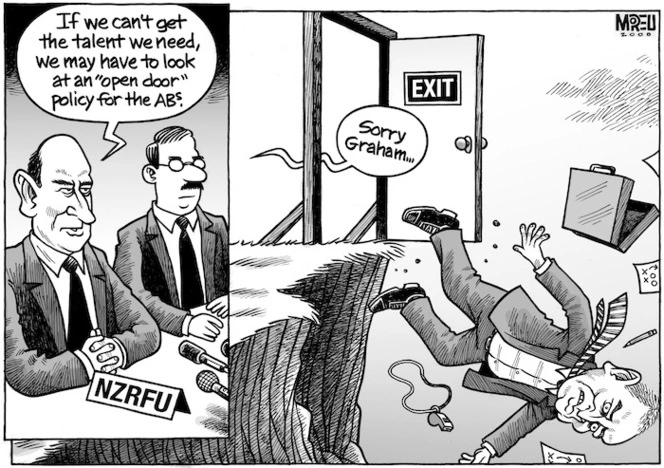 "If we can't get the talent we need, we may have to look at an 'open door' policy for the ABs." 28 July, 2008