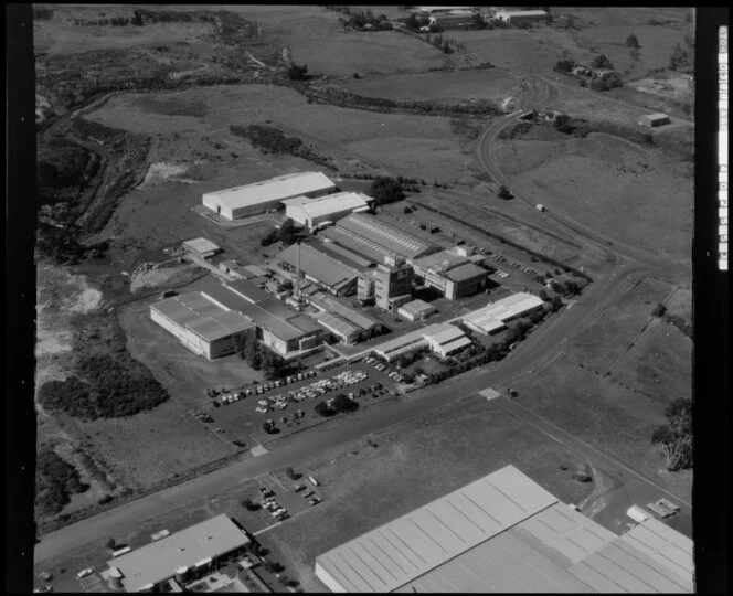 Wiri, Auckland, featuring factory of The Nestle Company New Zealand Ltd