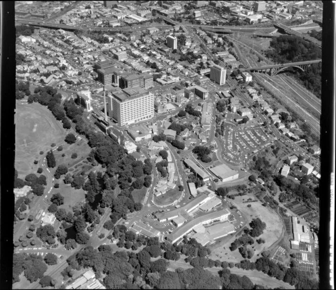 Auckland City Hospital, Grafton Bridge, Auckland