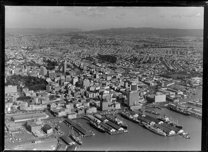 Auckland waterfront and wharves