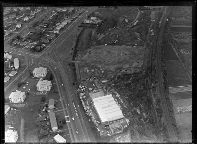 Glen Innes, Auckland, including Montana Wines Ltd Vineyard and industrial building under construction