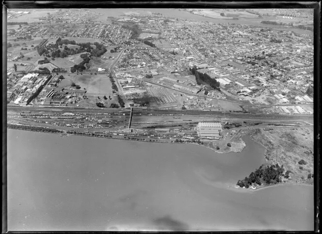 Railway sidings and marshalling yards, Westfield, Auckland