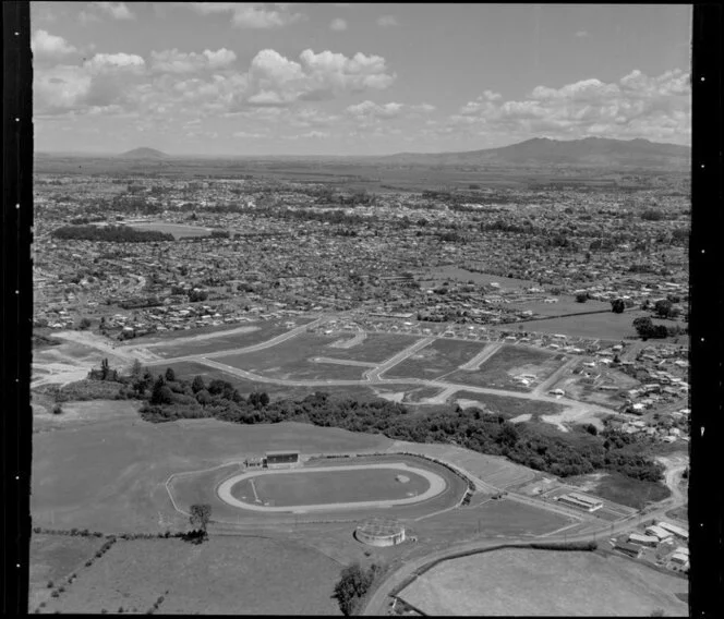 New subdivision and race track, Hamilton