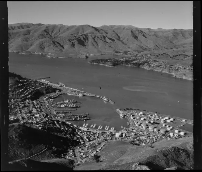 Lyttelton, showing port facilities