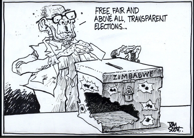 "Free, fair, and above all, transparent elections..." 2 July, 2008
