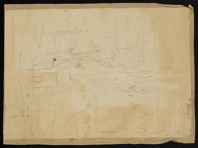 [Creator unknown] :[Havelock North sketch map] [ms map] [19--?]