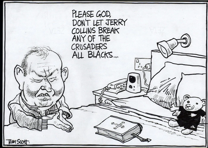 "Please God, don't let Jerry Collins break any of the Crusaders' All Blacks..." 27 May, 2006.