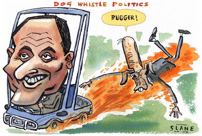 Dog whistle politics. "Bugger!" 21 January, 2006