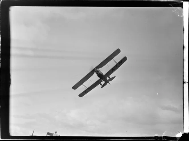 DH Tiger Moth ZK-AIN from the Auckland Aero Club at the Waikato Air Pageant